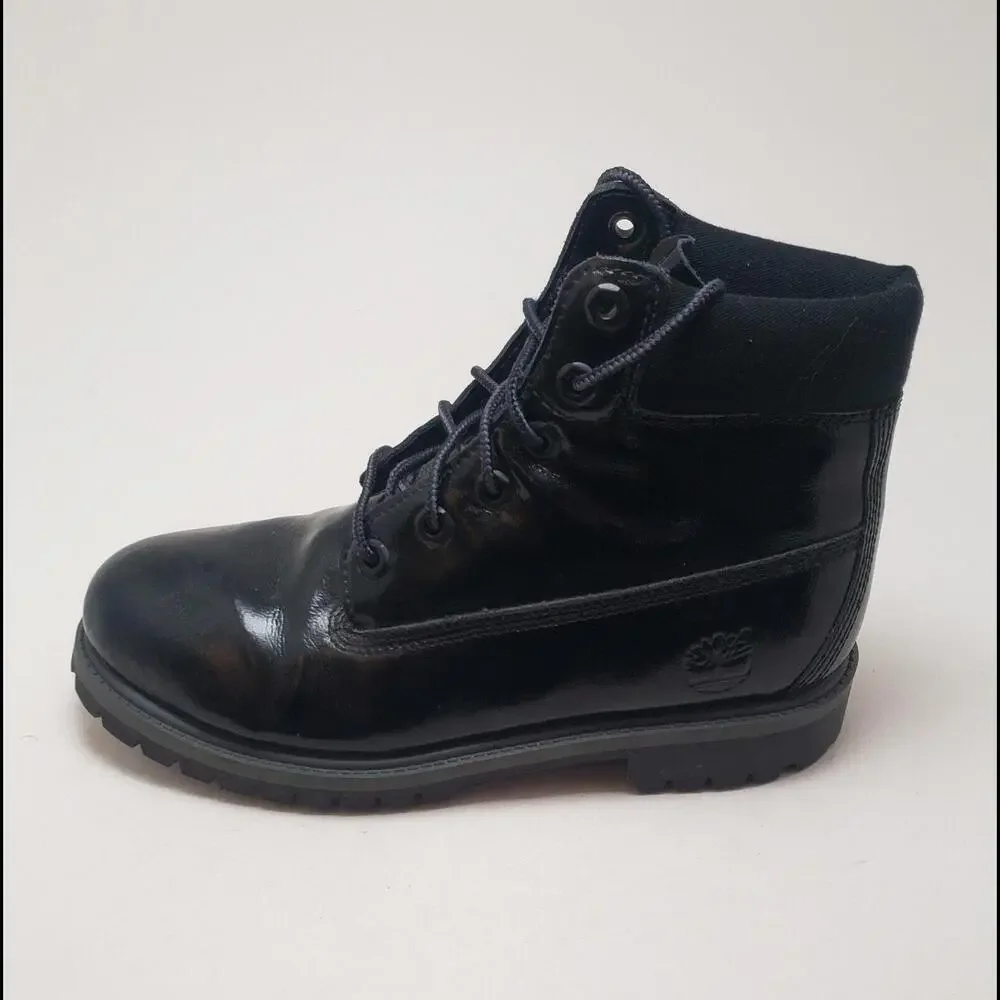Mens Timberland 6 inch Premium Waterproof Black‎ Leather Boots 3794A 4030 Size 6